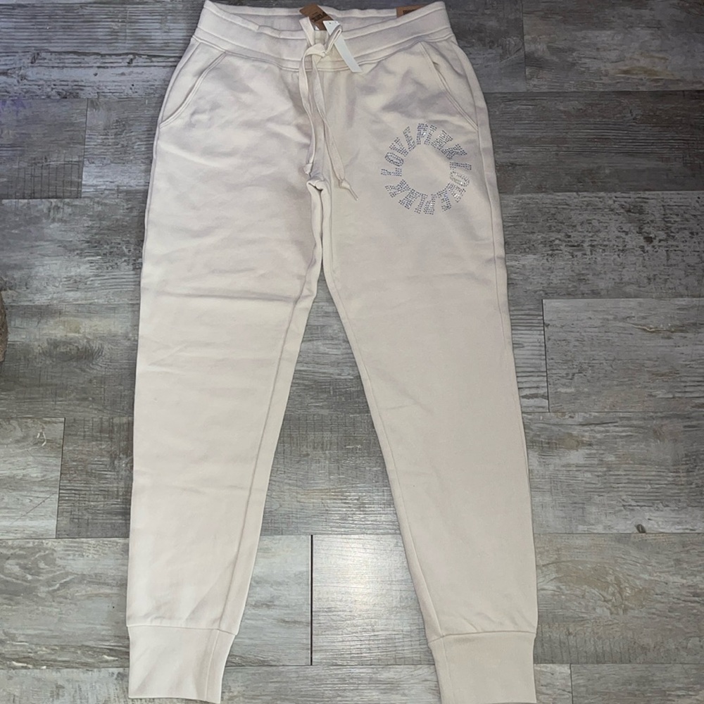 PINK Victoria’s Secret NWT bling sequins  everyday lounge jogger Small